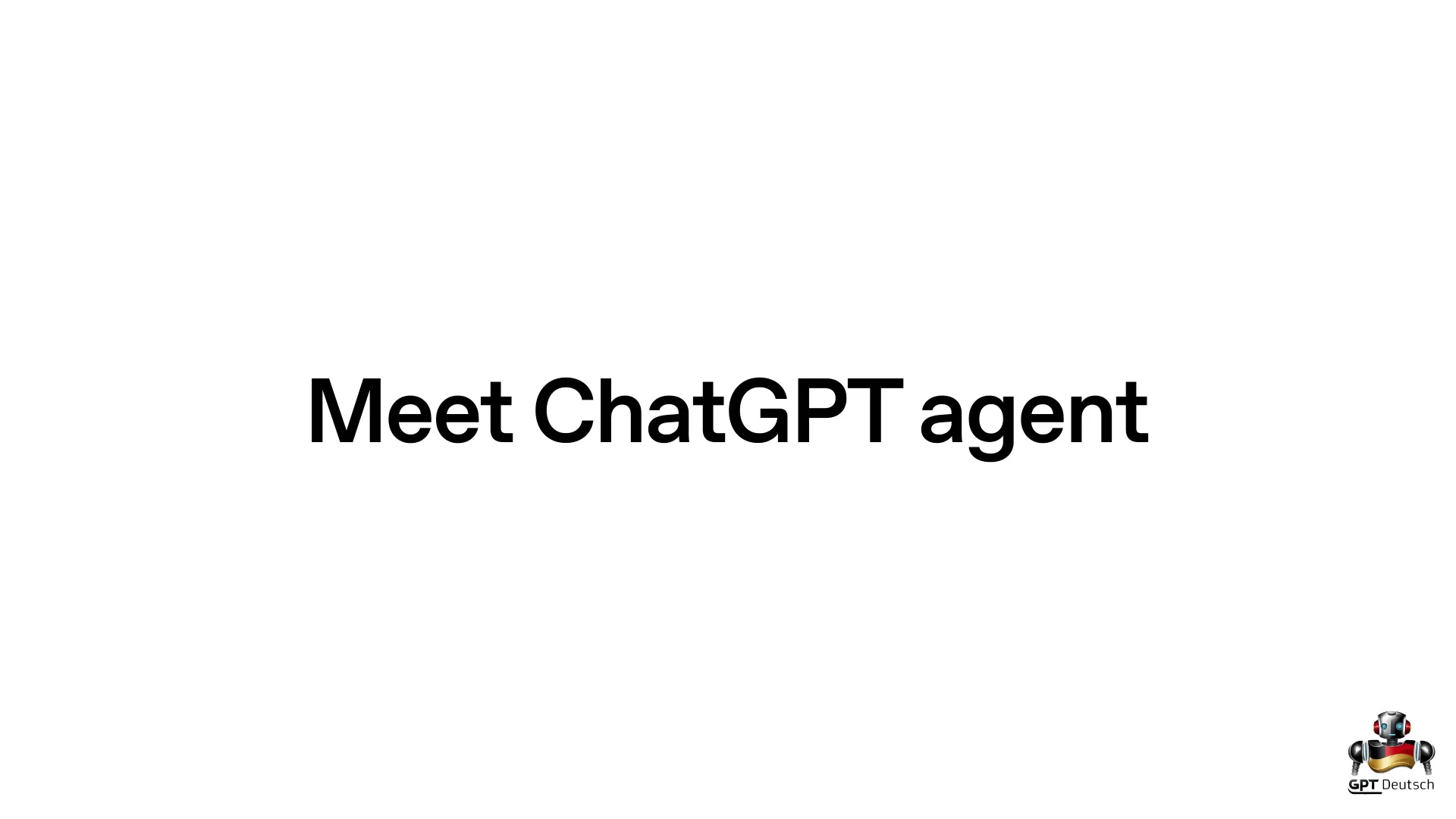 Meet ChatGPT Agent
